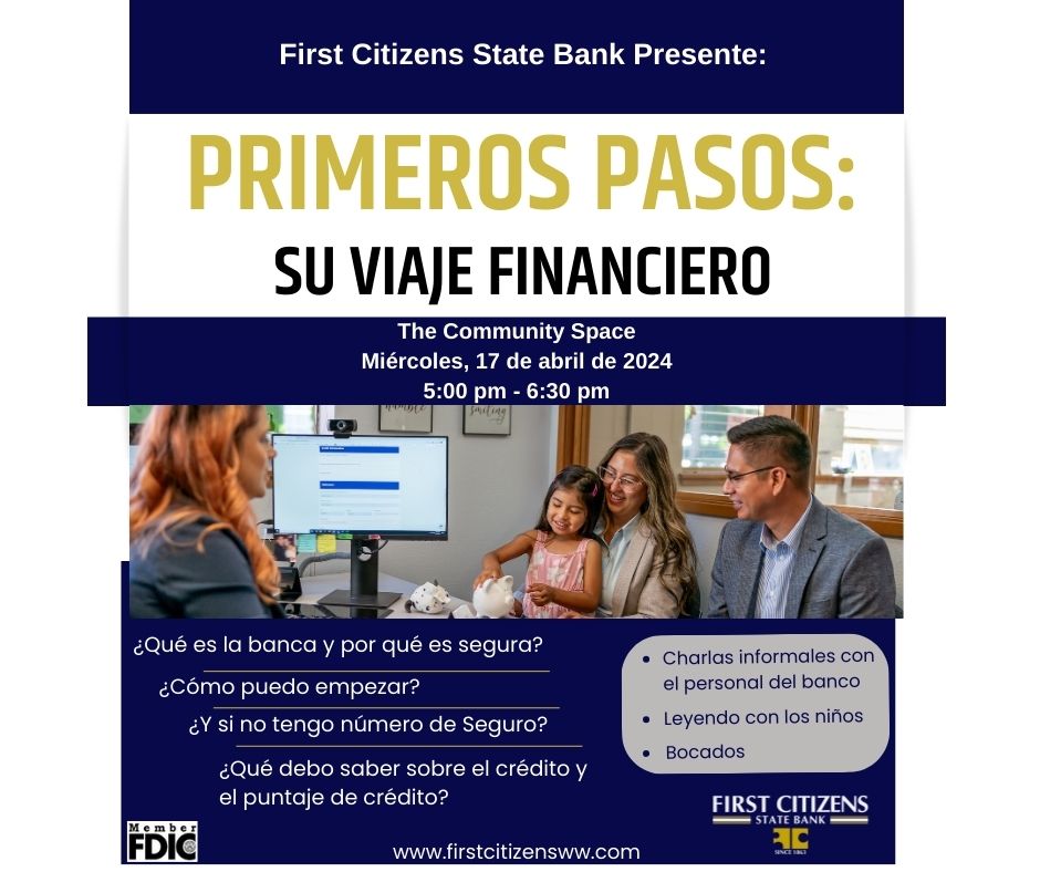 First Steps: Your Financial Journey Event Image (Spanish)